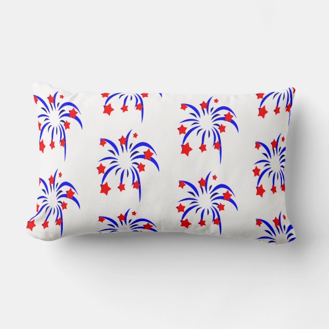 Patriotisk Eldfast Kudd Lumbarkudde (Framsida)