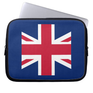 Patriotisk engelsk flagga laptop fodral
