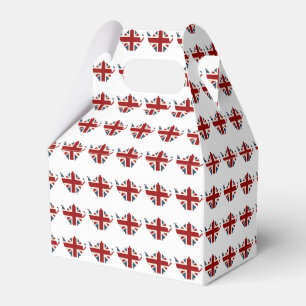 Patriotisk engelsk TeaKettle för facklig jack Presentaskar