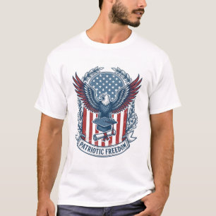 Patriotisk examens Vector Graphic T-shirt