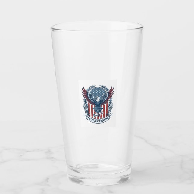 Patriotisk examens Vector Graphic T-shirt Glaskopp (Framsida)