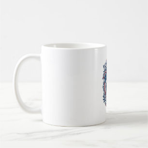 Patriotisk Fågelskådare Vector Grafisk T-Shirt (2) Kaffemugg