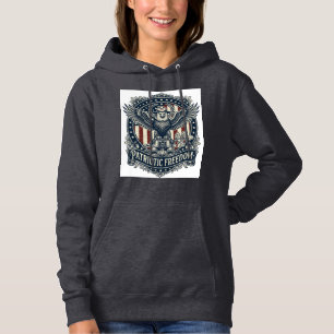 Patriotisk Fågelskådare Vektor Grafisk T-Shirt