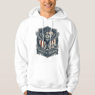 Patriotisk Fågelskådare Vektorgrafik T-Shirt Hoodie