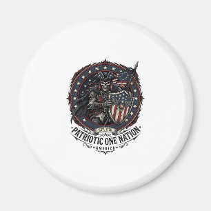 Patriotisk Fantoms Patriotisk Skräck Monster Patri Magnet