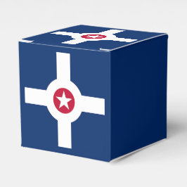 Patriotisk favör med Flagga Indianapolis Presentaskar