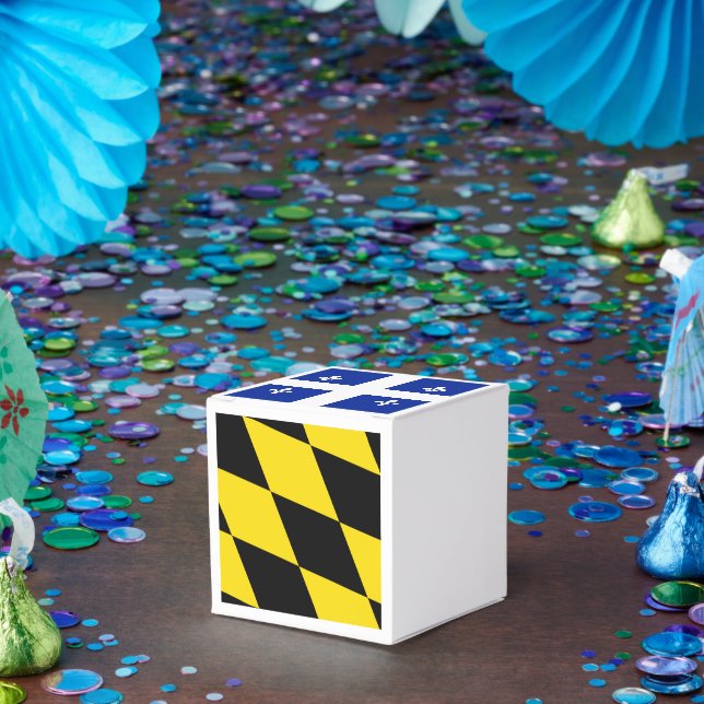 Patriotisk favör med Flagga München Presentaskar (Part)