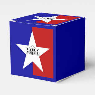 Patriotisk favoritbox med Flagga av San Antonio Presentaskar