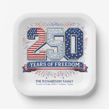 Patriotisk fjärde juli 2026 familjefirande