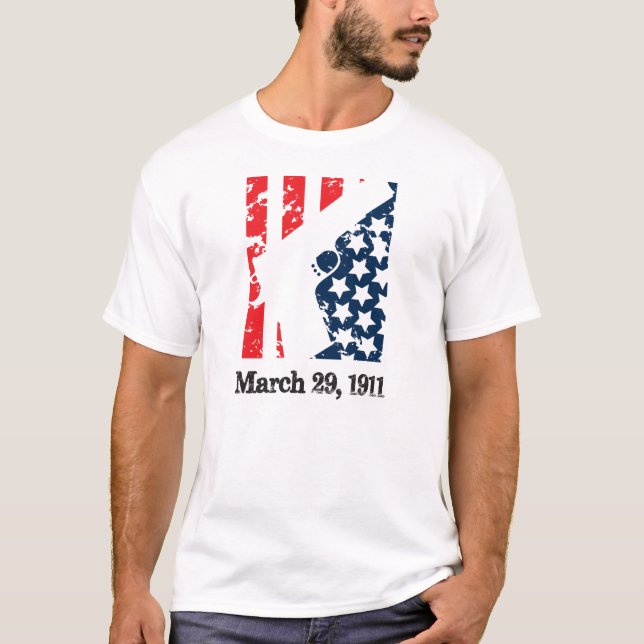 Patriotisk flagga 1911 tee (Framsida)