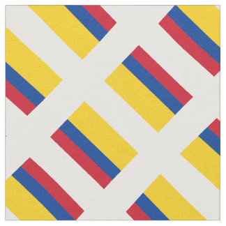Patriotisk: Flagga av Colombia Print Tyg