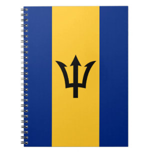 Patriotisk flagga från Barbados Anteckningsbok