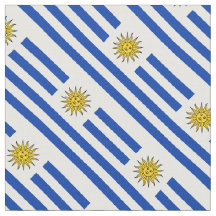 Patriotisk: Flagga Uruguay