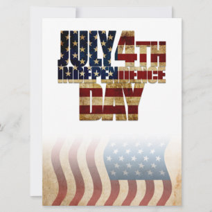Patriotisk flaggdesign för 4 juli