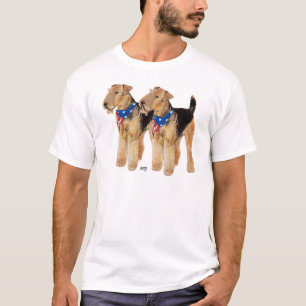 Patriotisk flaggduo tee shirt