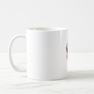 Patriotisk Flamingo Fyrverkerier Vector Design_1 Kaffemugg