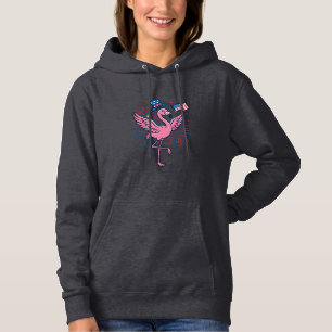 Patriotisk Flamingo Fyrverkerier Vektor Design_1 T Shirt