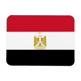 Patriotisk flexibel magnet med flagga av Egypten