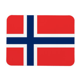 Patriotisk flexibel magnet med flagga av Norge