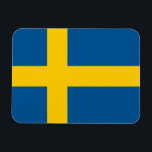 Patriotisk flexibel magnet med flagga av Sverige<br><div class="desc">Fantastisk patriotisk flexibel fotomagnet med flagga av Sverige. Den här produkten har sitt anpassade.</div>