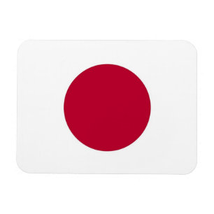 Patriotisk flexibel magnet med flagga från Japan