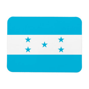 Patriotisk flexibel magnet med flagga Honduras