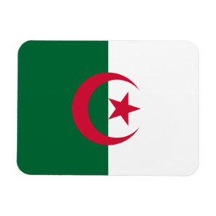 Patriotisk flexibel magnet med flagga i Algeriet