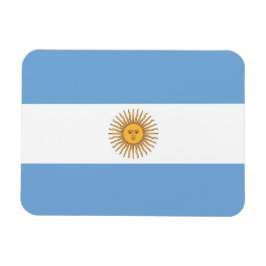 Patriotisk flexibel magnet med flagga i Argentina