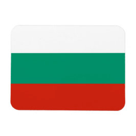 Patriotisk flexibel magnet med flagga i Bulgarien