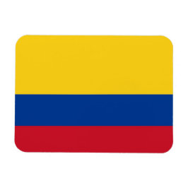 Patriotisk flexibel magnet med flagga i Colombia