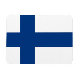 Patriotisk flexibel magnet med flagga i Finland