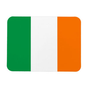 Patriotisk flexibel magnet med flagga i Irland