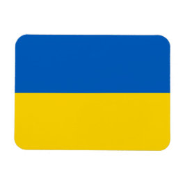 Patriotisk flexibel magnet med flagga i Ukraina