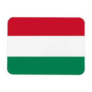 Patriotisk flexibel magnet med flagga i Ungern