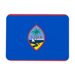 Patriotisk flexibel magnet med Guam flagga