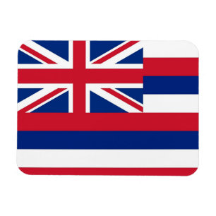 Patriotisk flexibel magnet med Hawaii flagga