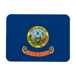 Patriotisk flexibel magnet med Idaho flagga
