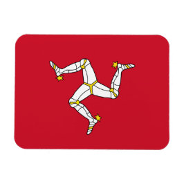 Patriotisk flexibel magnet med Isle of Man flagga