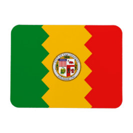 Patriotisk flexibel magnet med Los Angeles flagga