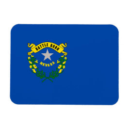 Patriotisk flexibel magnet med Nevada flagga