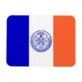 Patriotisk flexibel magnet med New York City flagg