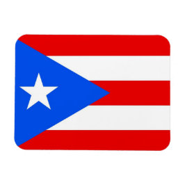 Patriotisk flexibel magnet med Puerto Rico flagga