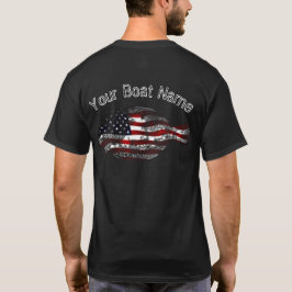 Patriotisk flundraskjorta tee