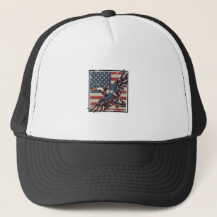 Patriotisk flygande anka Vintage gravyr skjorta De Keps