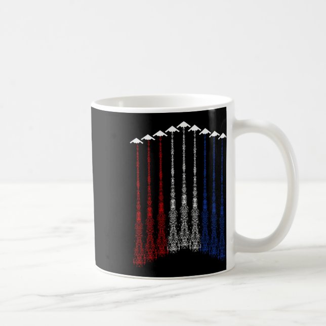 Patriotisk För manar - 4 juli För manar USA 3 Kaffemugg (Höger)