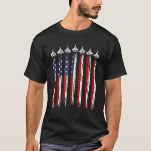 Patriotisk För manar 4 juli För manar USA flagga T Shirt