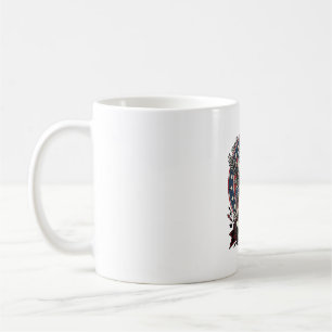Patriotisk Frankenstein Frihet Odjur Skräck Monste Kaffemugg