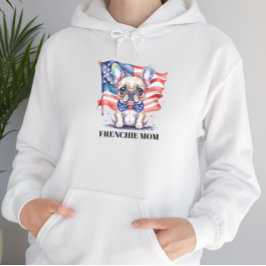 Patriotisk fransk bulldog fransös mamma t shirt