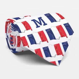 Patriotisk FRANSK FLAGGA Monogram Slips