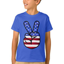 Patriotisk fred finger
